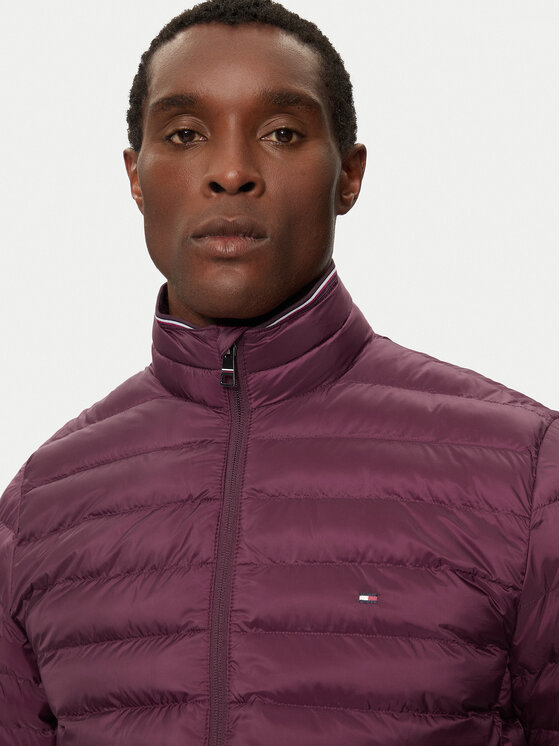 Tommy Hilfiger Tommy Hilfiger Prehodna jakna Core Circular MW0MW18763 Bordo rdeča Regular Fit