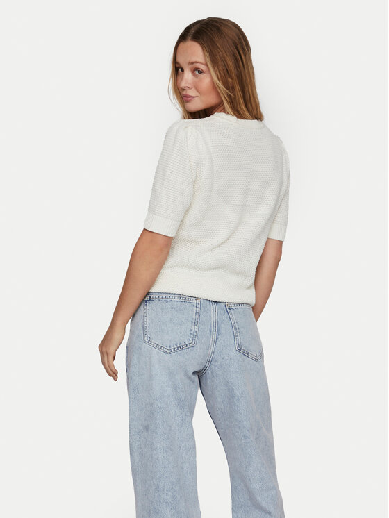 Vila Vila Pullover Dalo 14084421 Weiß Regular Fit