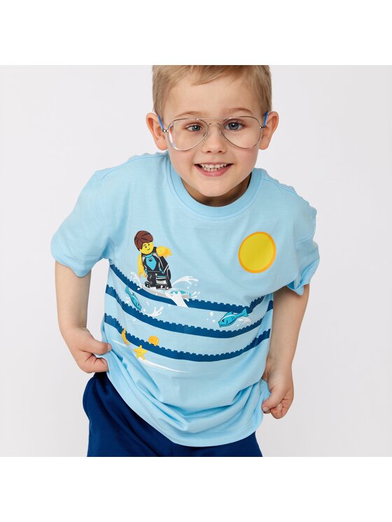 LEGO LEGO T-Shirt 12011219/5000 Niebieski Regular Fit