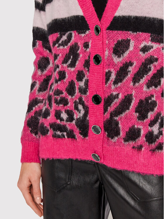 Guess Guess Kardigan Jeanna W1BR34 Z2R00 Różowy Regular Fit