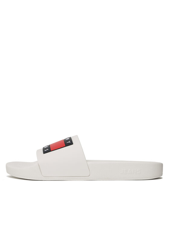 Tommy Jeans Tommy Jeans Şlapi Pool Ess EM0EM01191 Alb