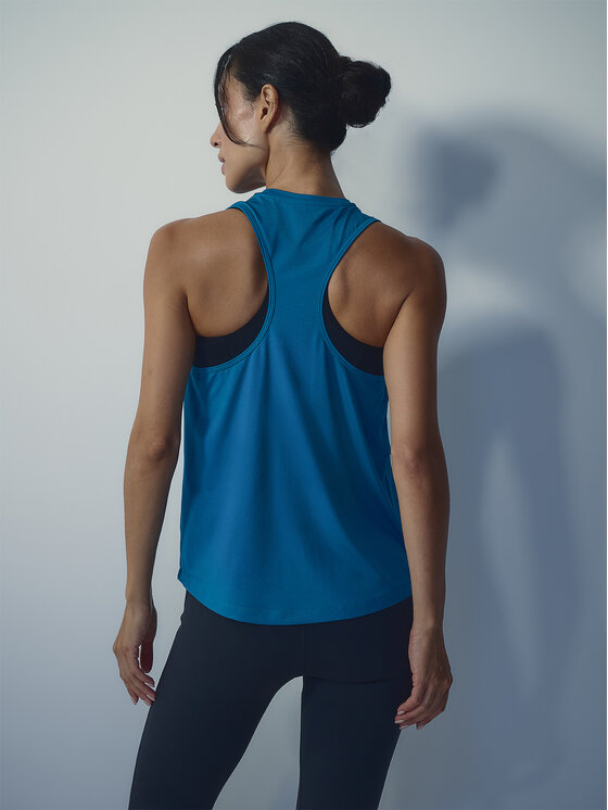 4F 4F Top LUMINOUS FLIGHT Turkusowy Regular Fit