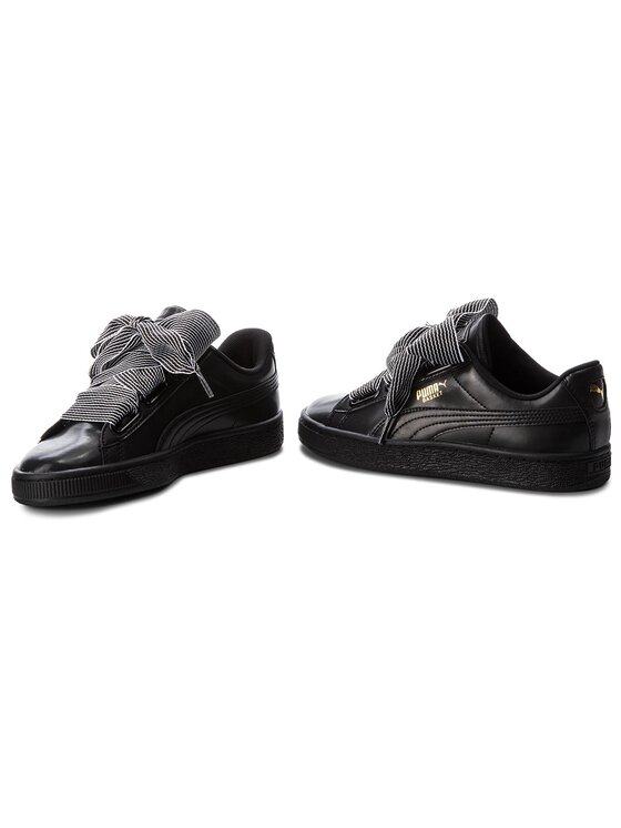 Puma Puma Сникърси Basket Heart Wn's 365198 01 Черен
