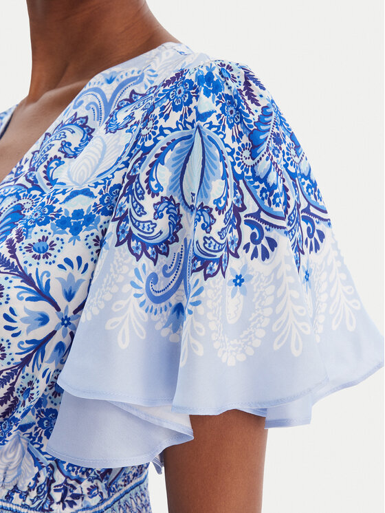 Hale Bob Hale Bob Sommerkleid Sandra 5YTK664A Blau Regular Fit