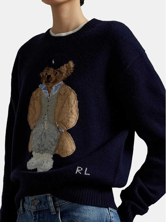 Polo Ralph Lauren Polo Ralph Lauren Пуловер 211972139001 Тъмносин Relaxed Fit