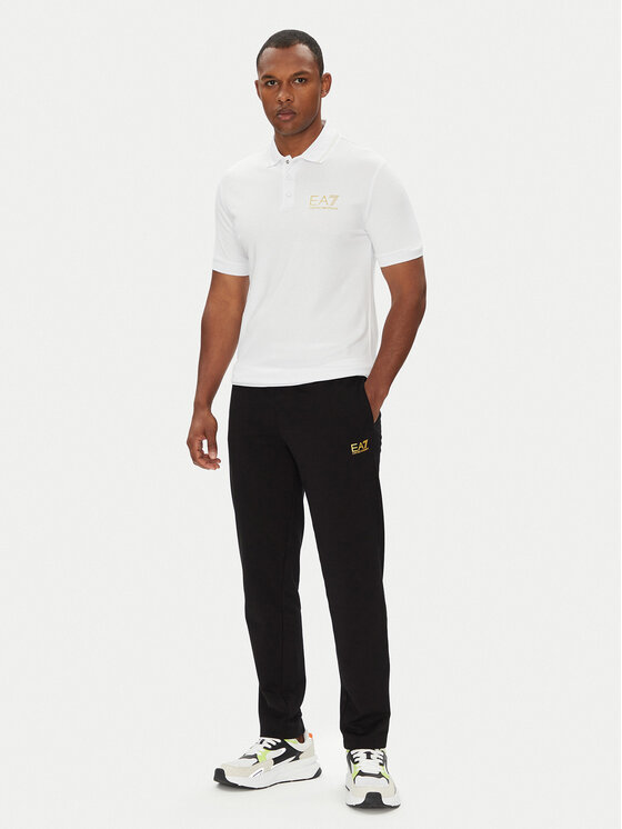 EA7 Emporio Armani EA7 Emporio Armani Polo majica 7M000300 AF13739 U0002 Bela Slim Fit