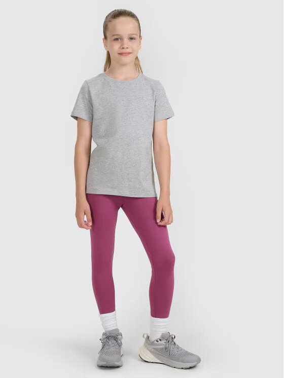 4F 4F T-Shirt 4FJWMM00TTSHF2332-25M Γκρι Regular Fit