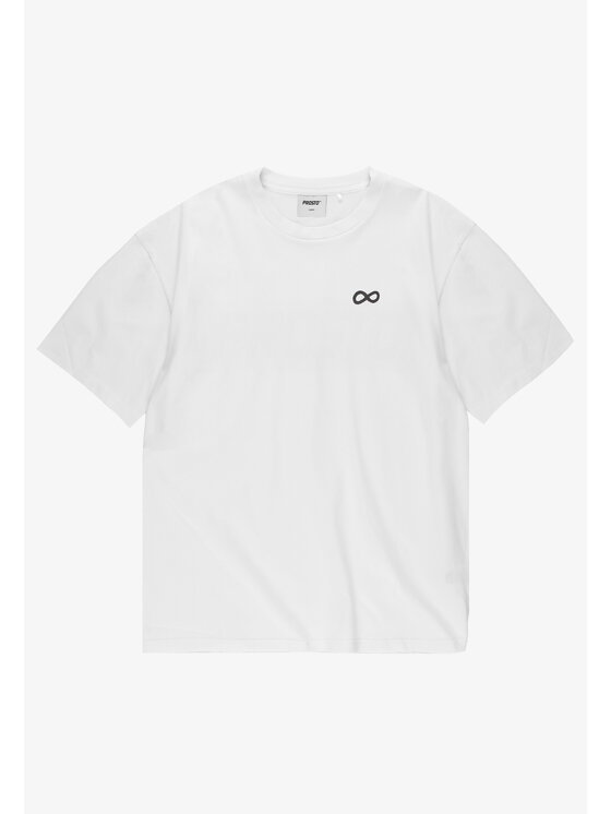 PROSTO. PROSTO. T-Shirt Big Log Infinity KL261MTEE1031 Biały Oversize