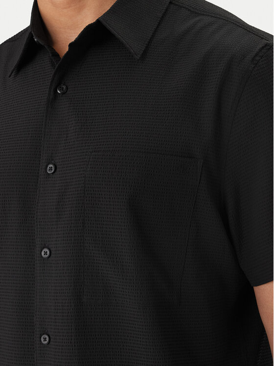 Calvin Klein Calvin Klein Πουκάμισο LV04LF109G Μαύρο Classic Fit