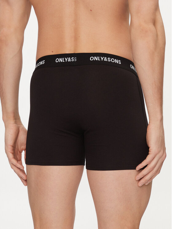 Only & Sons Only & Sons Набір з 3 пар боксерів Fitz 22023854 Чорний