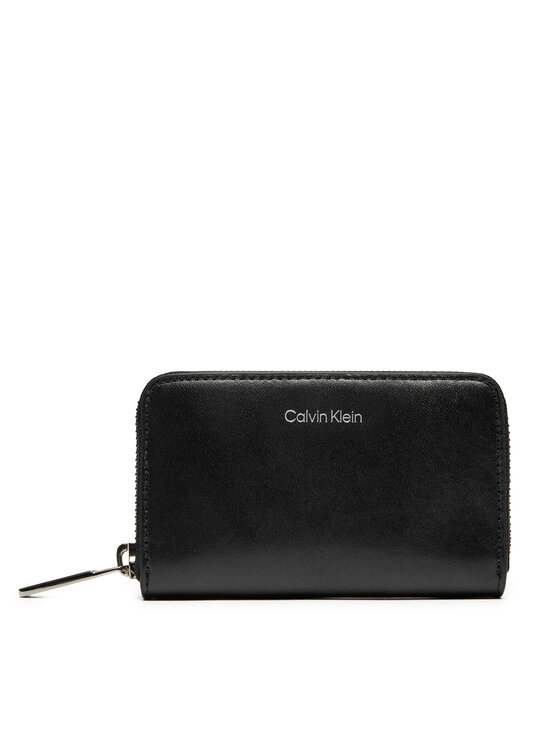 Calvin Klein Veľká pánska peňaženka Ck Glow Short Z/A 4cc W/Coin K50K512705 Čierna