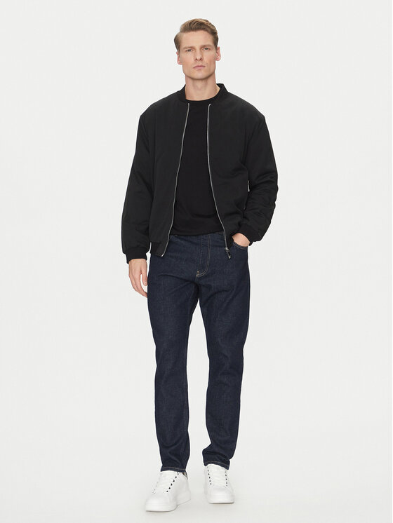 Richmond X Richmond X Μπόμπερ μπουφάν Lucken UMA24193GB Μαύρο Regular Fit