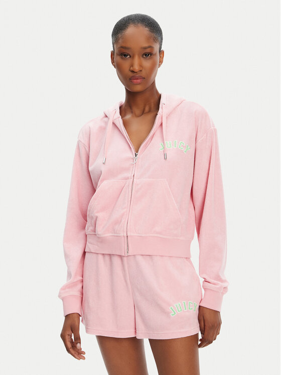Juicy Couture Juicy Couture Bluză Nala JCWAS125321 Roz Oversize