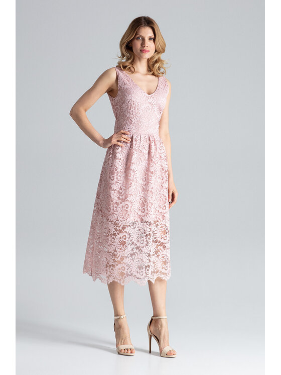FIGL FIGLFIGL Vestito M639 Rosa Regular Fit