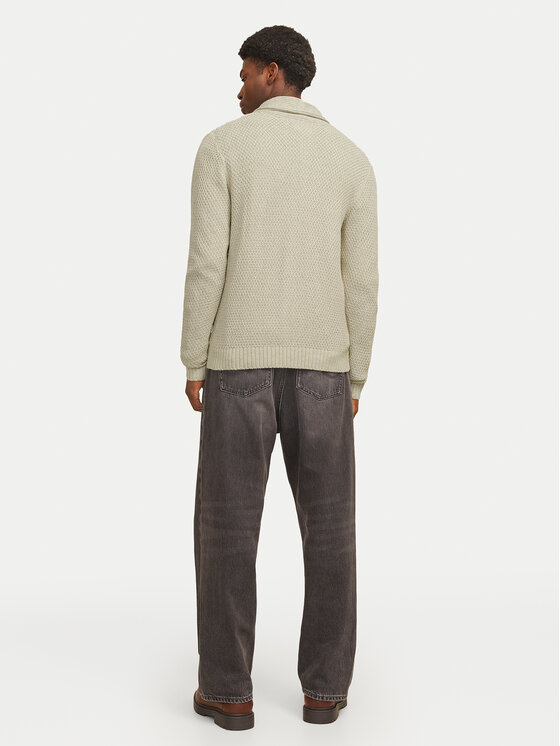 Jack&Jones Jack&Jones Strickjacke Craig 12258484 Écru Regular Fit