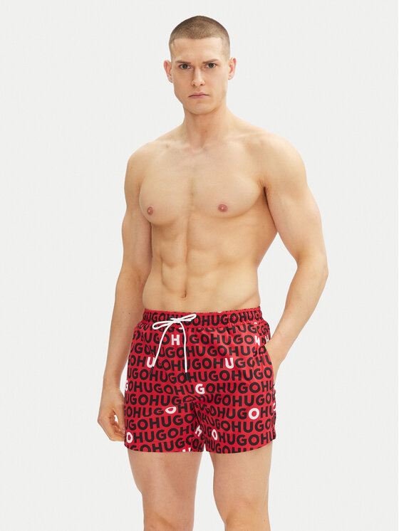 HUGO HUGO Шорти для плавання Tortuga 50535412 Червоний Regular Fit