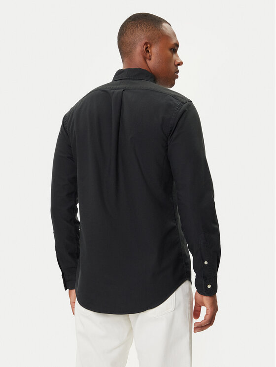 Polo Ralph Lauren Polo Ralph Lauren Πουκάμισο Bsr 710772290 Μαύρο Custom Fit
