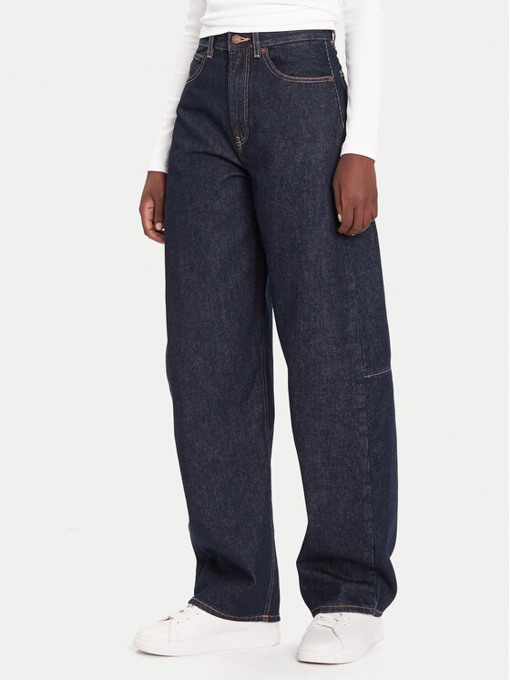 Calvin Klein Jeans Calvin Klein Jeans Jeans hlače Extreme LV047D701G Mornarsko modra Barrel Fit