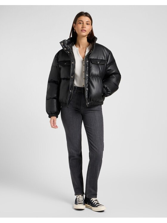 Lee Lee Jeansy CAROL Szary Slim Leg