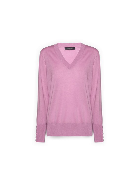 Elena Mirò Elena Mirò Cardigan M407Z000532N009 Rosa Boxy Fit