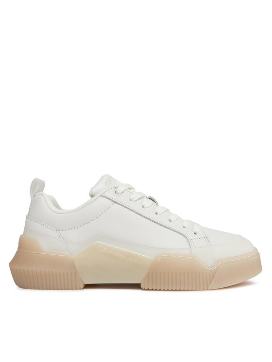 Sneakers Calvin Klein Jeans Chunky Cupsole 2.0 Lth In Lum YW0YW01313 Bright White/Creamy White 02Y