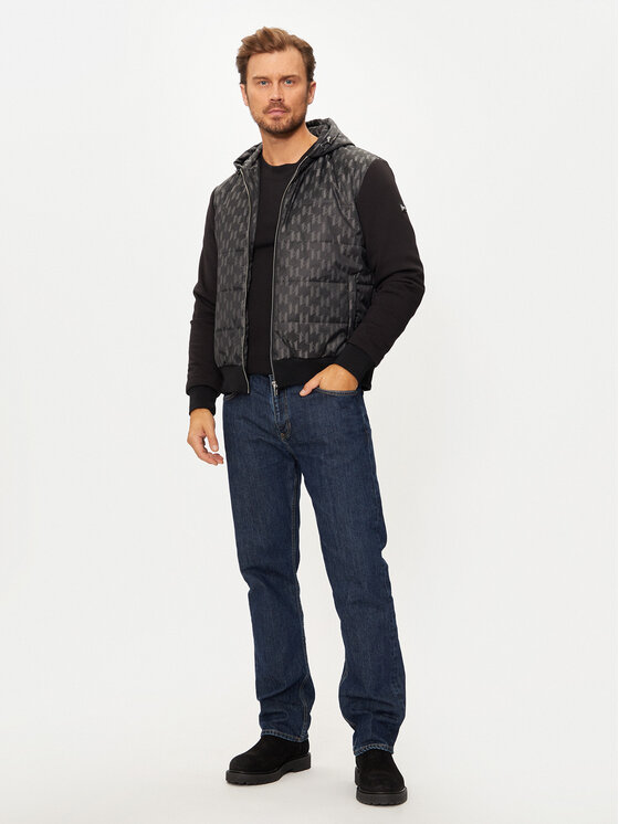 KARL LAGERFELD KARL LAGERFELD Prehodna jakna 505061 544529 Črna Regular Fit