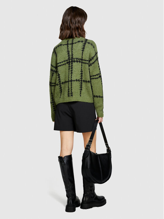 Sisley Sisley Pullover 1026L103P Grün Boxy Fit