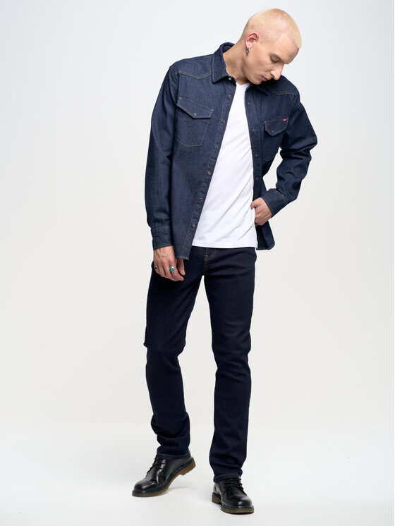 BIG STAR BIG STAR T-Shirt supiclassicov_101 Biały Basic Fit