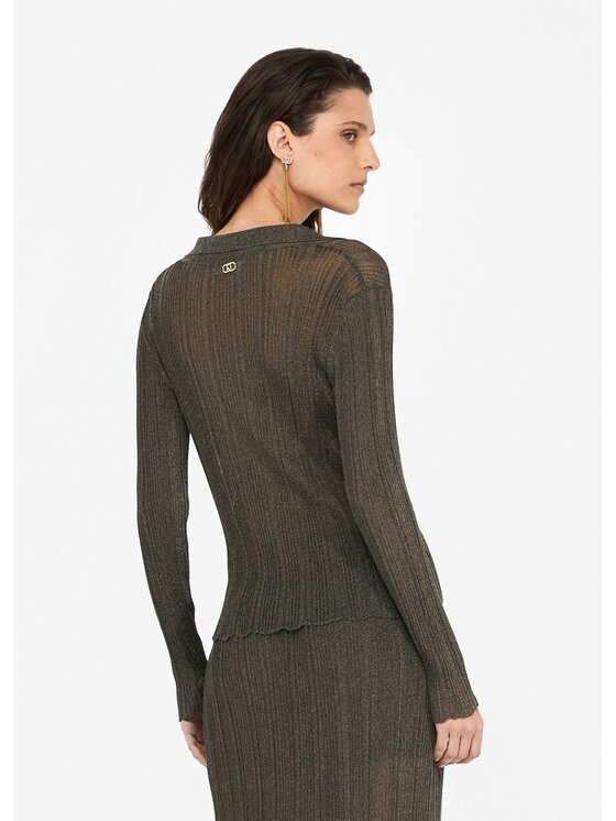 Liu Jo Liu Jo Maglione CF5154MS85OA4354 Verde Slim Fit