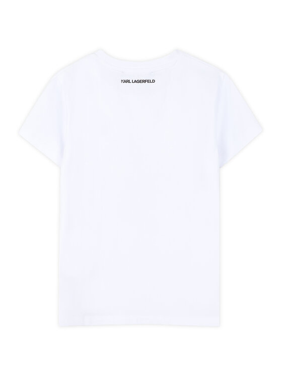 Karl Lagerfeld Kids Karl Lagerfeld Kids T-shirt Z31157 D Bijela Regular Fit