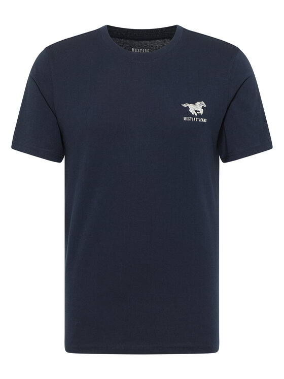 Mustang Mustang T-Shirt Style Austin Granatowy Regular Fit