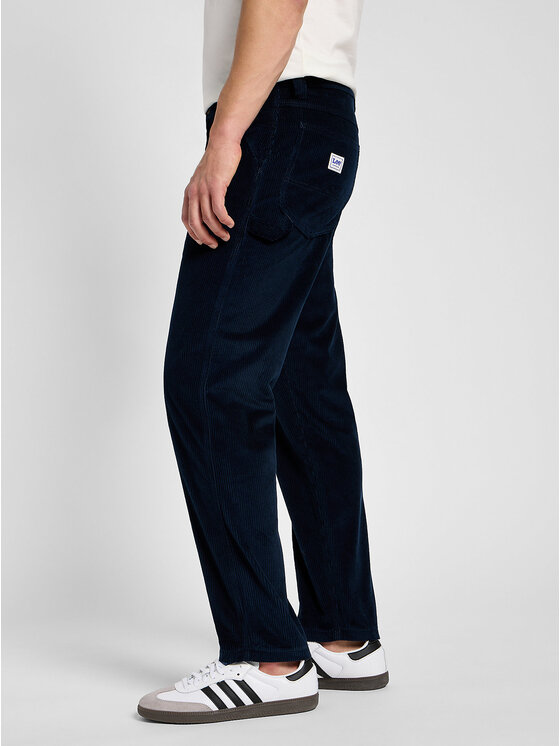 Lee Lee Spodnie materiałowe CARPENTER Niebieski Loose Fit