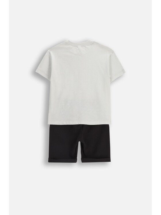 Coccodrillo Coccodrillo Komplet t-shirt i spodenki WC5117304XBK-022 Kolorowy Regular Fit