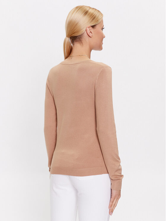Liu Jo Liu Jo Sweater WF3127 MA18F Bézs Regular Fit