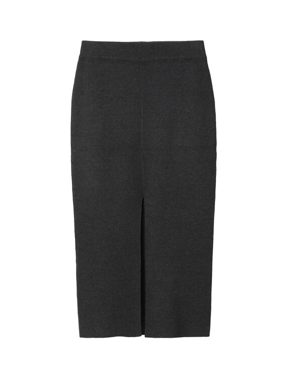 TATUUM TATUUM Midi sukně GEMETI Šedá Straight Fit