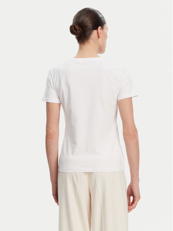 Gaudi Gaudi Tricou 511BD64035 Alb Regular Fit