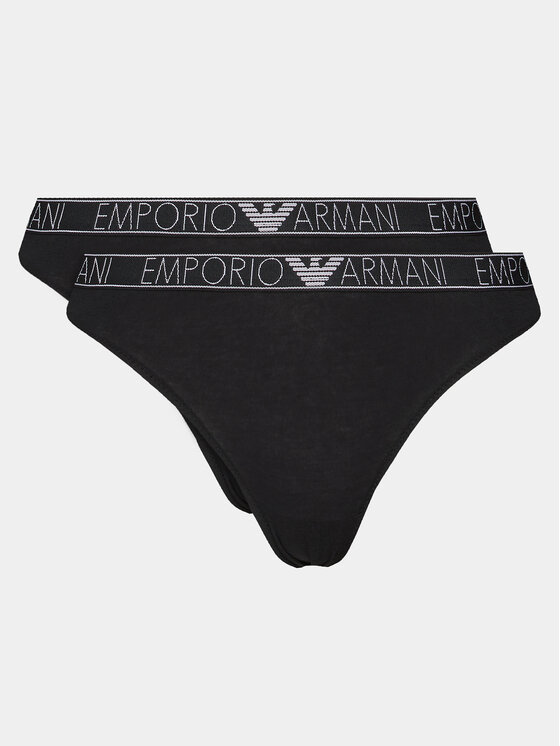 Emporio Armani Underwear Set Od 2 Para Klasičnih Gaćica 163334 4R223 00020 Crna