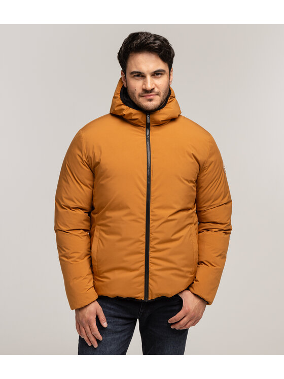 Lee Cooper Lee Cooper Kurtka puchowa MARCELLO 7030 Brązowy Regular Fit