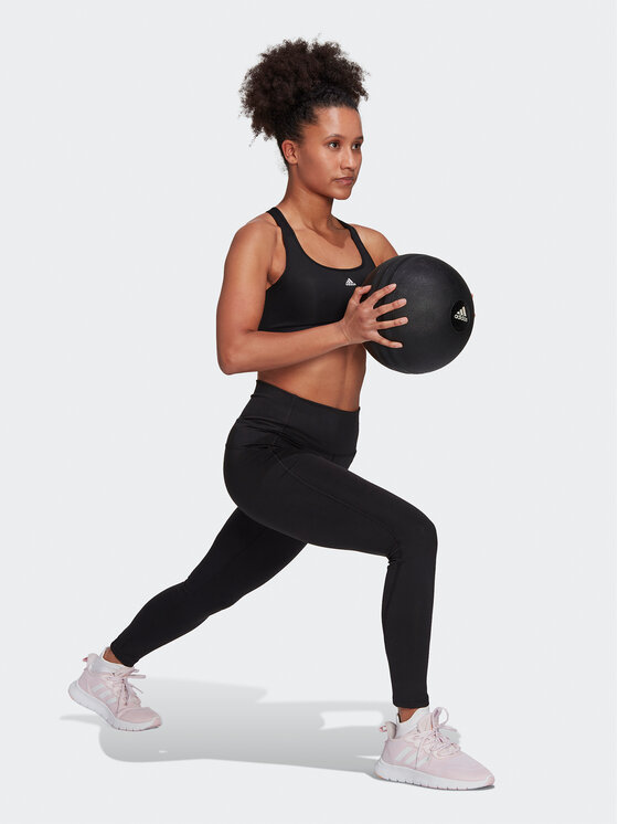 adidas adidas Sportski grudnjak Powerreact Training Medium-Support Bra HC7489 Crna