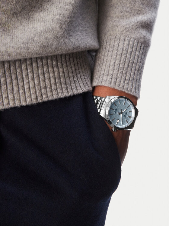 Casio Casio Zegarek Edifice EFV-160D-2BVEF Srebrny