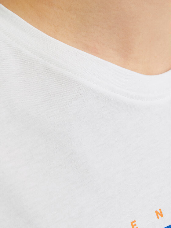 Jack&Jones Jack&Jones T-Shirt Colton 12268439 Biały Standard Fit
