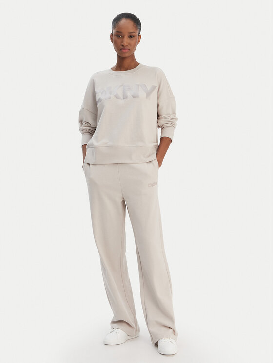 DKNY Sport DKNY Sport Majica dugih rukava DP6T1561 Bež Oversize