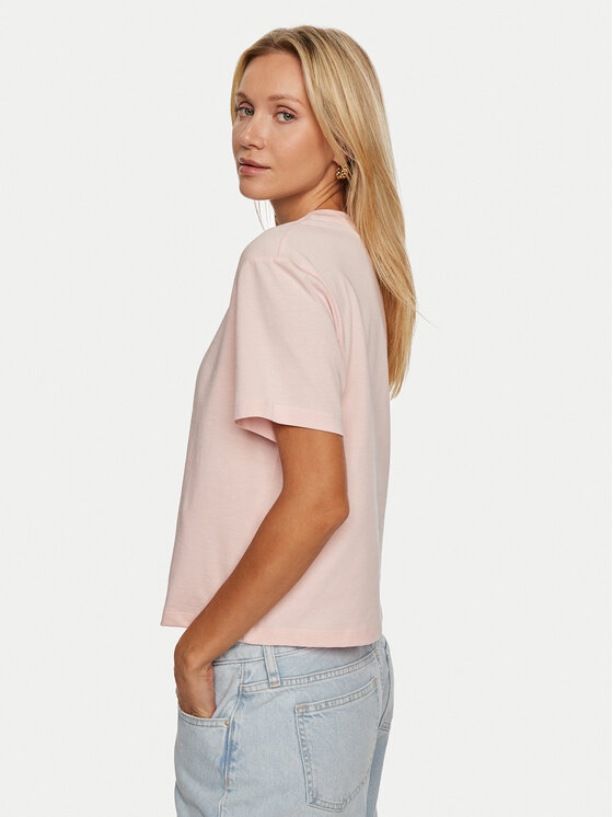 Guess Jeans Guess Jeans Тишърт W4YI73 K8HM0 Розов Regular Fit