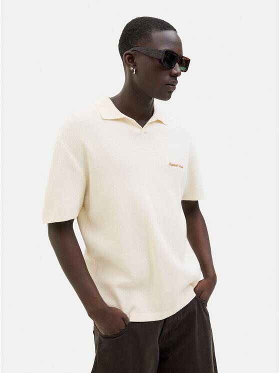 Jack & Jones Jack & Jones Polokošeľa Norrebro 12297926 Écru Relaxed Fit