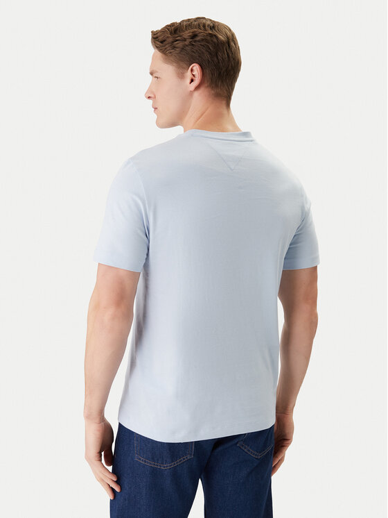 Tommy Hilfiger Tommy Hilfiger Тишърт MW0MW39995 Светлосиньо Regular Fit