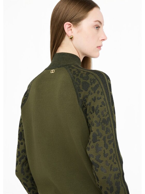 Liu Jo Liu Jo Cardigan TF5171MS49IA4350 Verde Regular Fit