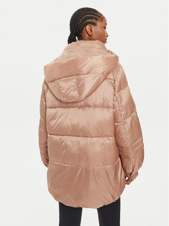 TWINSET TWINSET Зимно яке 242TP2300 Бежов Loose Fit