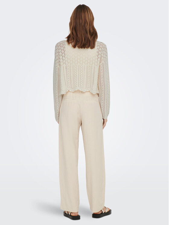ONLY ONLY Kardigán Nola 15290744 Écru Relaxed Fit