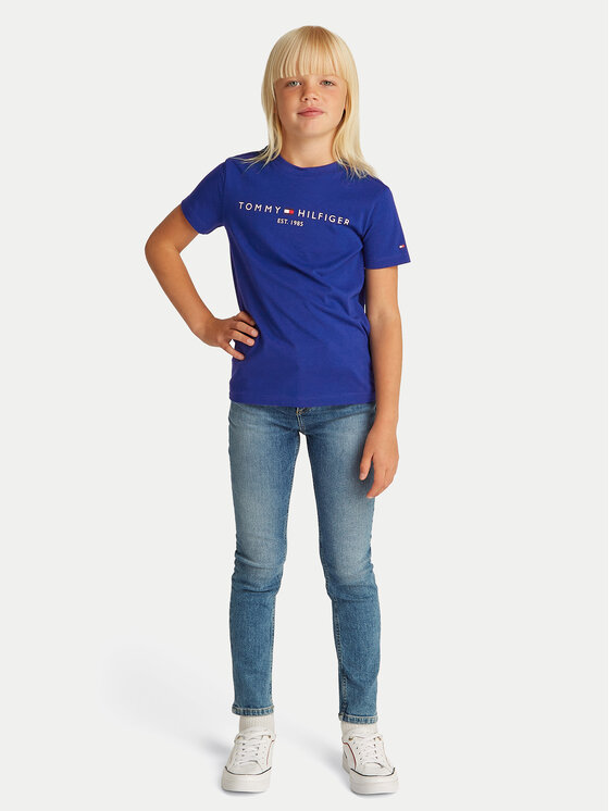 Tommy Hilfiger Tommy Hilfiger T-shirt Essential KS0KS00397 D Plava Regular Fit
