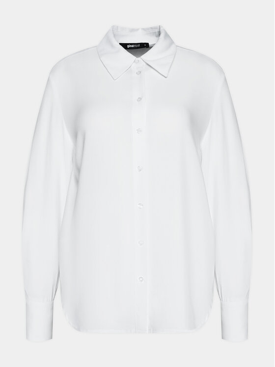 Gina Tricot Gina Tricot Сорочка 19697 Білий Regular Fit